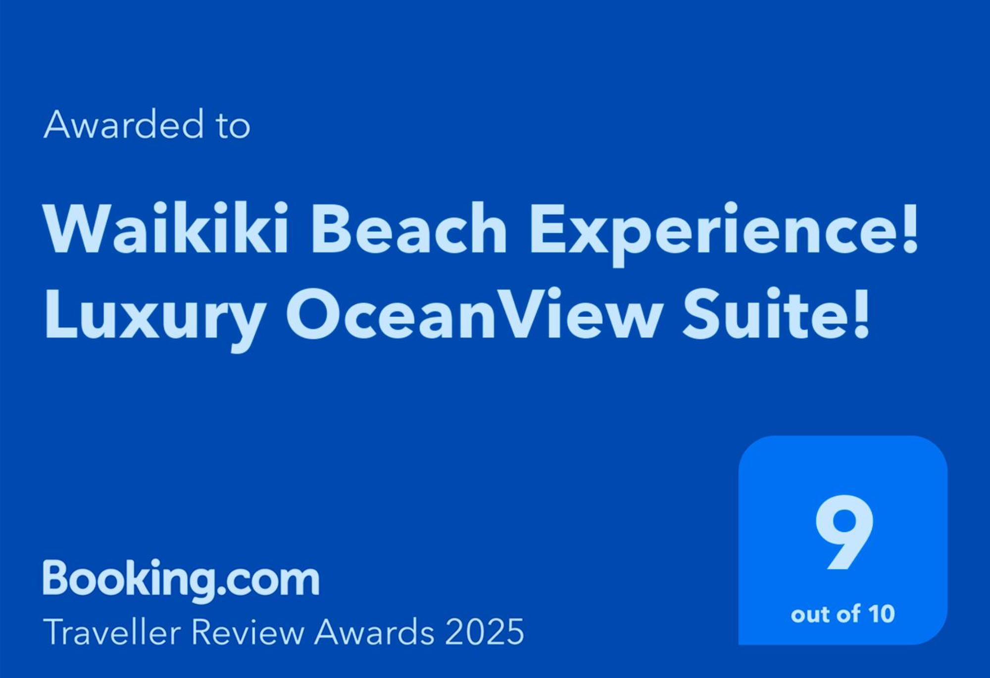 Waikiki Beach Experience! Luxury Oceanview Suite! Honolulu Exterior foto